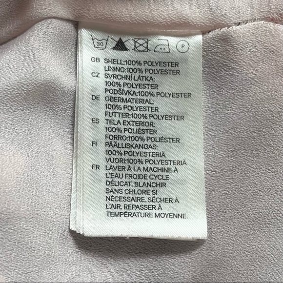 ⛔️ SOLD ⛔️ H&M Floral print Shift Dress cap sleeve size 8 - Picture 8 of 8